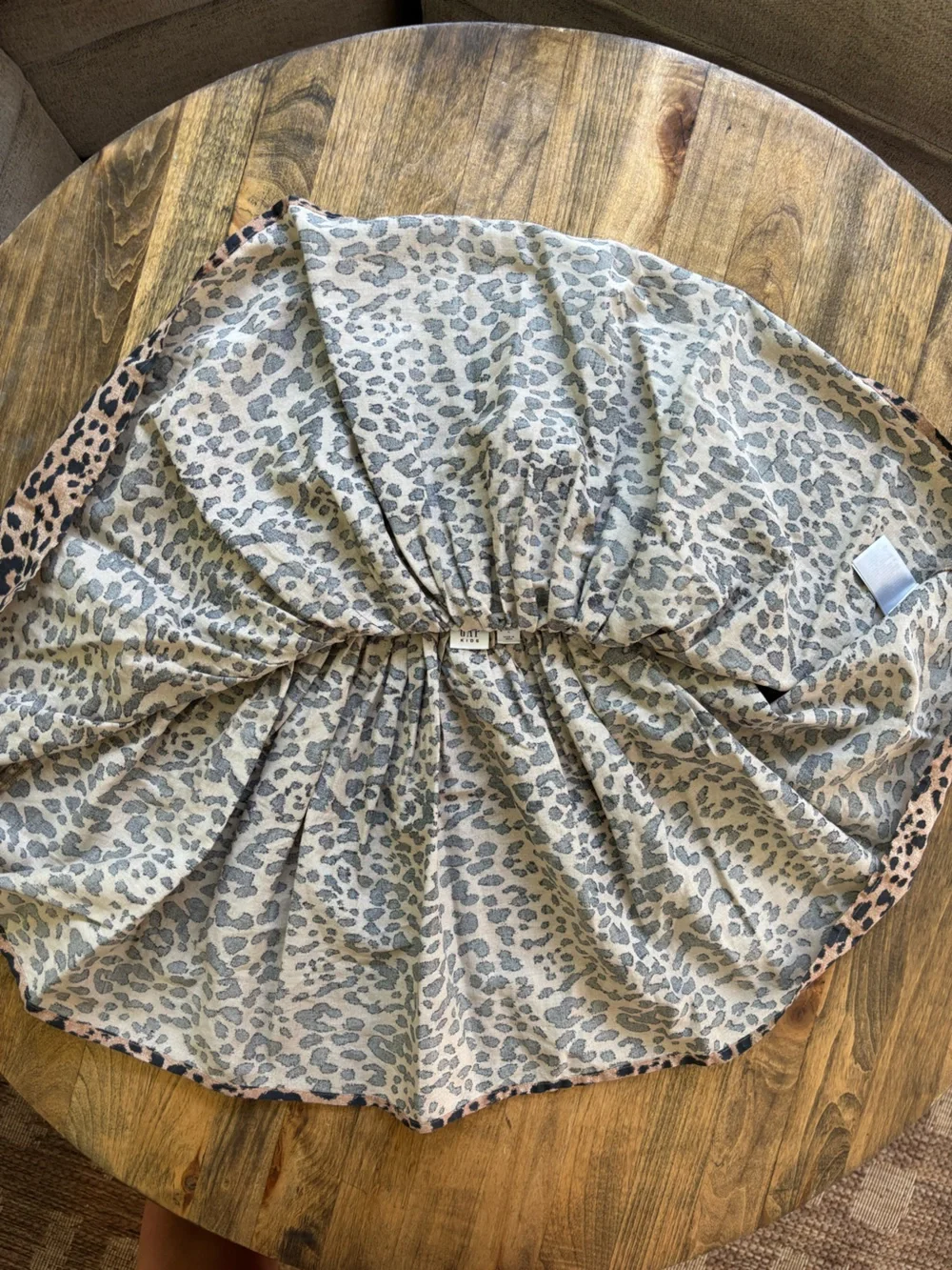 Girls Gap Leopard Print Skirt